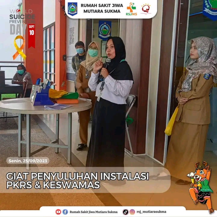 GIAT PENYULUHAN INSTALASI PKRS & KESWAMAS : EDUKASI TELEFARMASI